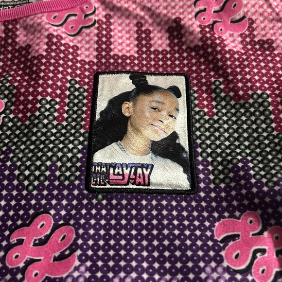 Nickelodeon That Girl Lay Lay Crop Top 2 Piece Pajama Set Size S 6X - Picture 4 of 5